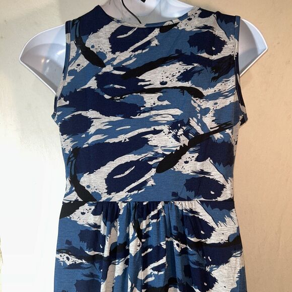 WOOSEA Women Sleeveless Deep V Neck Loose Long Maxi Dress XXL Flowers - Picture 5 of 10